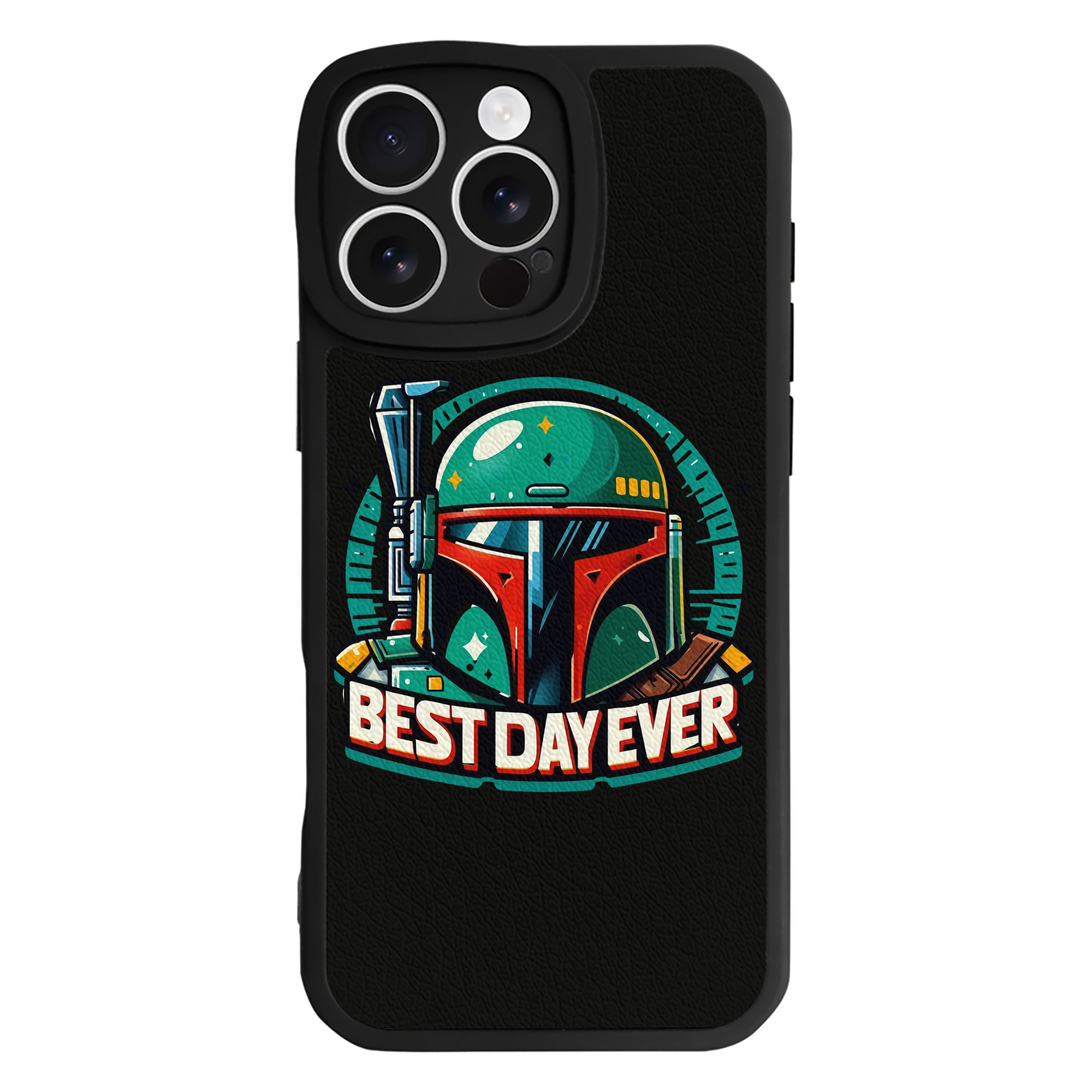 （画像用） スター・ウォーズ Star Wars 【iPhone 16シリーズ対応】シリコンスマホケース（レザー調） 材質：シリコン